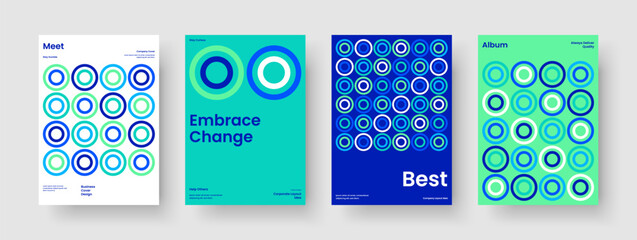 Wall Mural - geometric banner template. abstract book cover layout. creative report design. business presentation