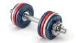 © PAVEL - Pair of gym dumbbells isolated on white background.