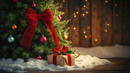 Wall Mural - joyful seasonal event with holiday decorations
