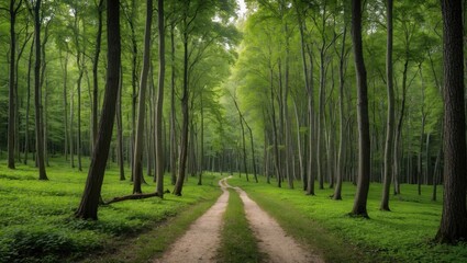  Scenic beech forest adjacent to the Camosciara route