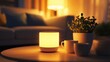 © Marietta - Warm light illuminates cozy living room at night