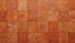 © Lubov - Top view of terracotta tiles with a rustic brown square pattern. Textured surface with subtle variations in color and finish, suitable for flooring, wall decoration, or backsplashes.