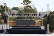 © Christian Bunge - Outdoor event stage with a large LED video wall and line array speakers, the truss system provides the necessary stability