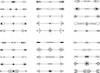© MDMAHBUBUR - Divider Lines Flourishes Set, Decorative Border Designs, Calligraphic Elements, Transparent