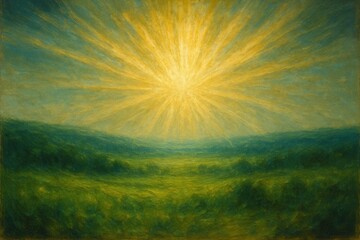 Wall Mural - a symphony of light and color