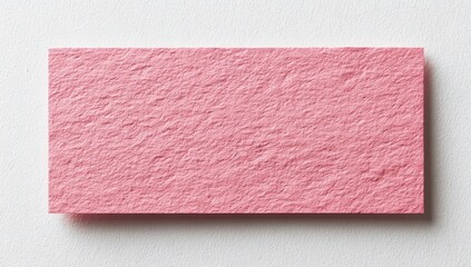 Light pink textured rectangular object
