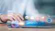 © chaylek - AI-powered data generation concept with a futuristic user interface showing digital charts, analytics dashboard, smart technology, and content automation for business performance enhancement.