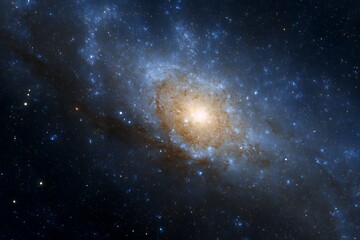 Wall Mural - Abstract of galaxy in space.