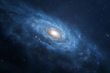Wall Mural - Abstract of galaxy in space.