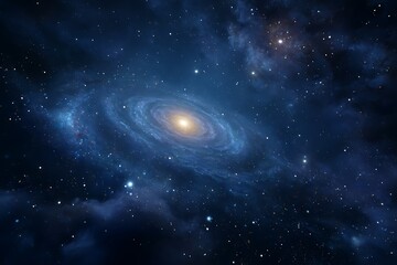 Wall Mural - Abstract of galaxy in space.