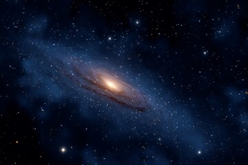 Wall Mural - Abstract of galaxy in space.