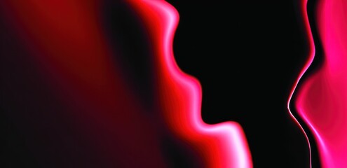 Wall Mural - Abstract crimson flow
