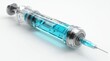 © tolem929 - Clear syringe with light-blue liquid