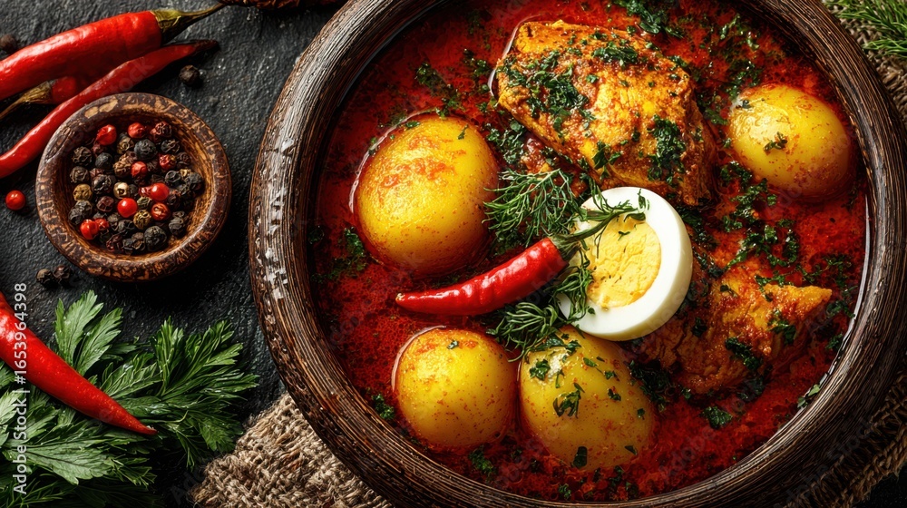 Doro Wat, Ethiopia’s signature dish, is a rich, spicy chicken stew ...