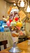 © Vitalii - Giant Colorful Japanese Parfait Dessert