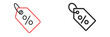 © schmidt - Discount tags design for sales and promotions in vector style