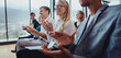 © Jacob Lund - Audience applauding during a business conference presentation