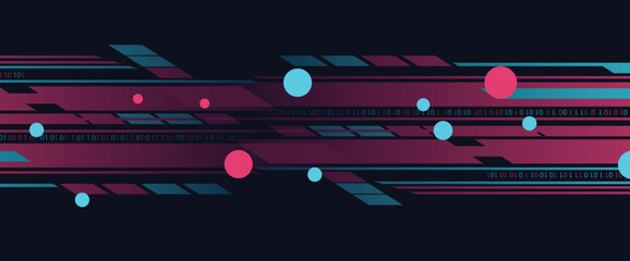 Template for abstract high technology and science background