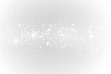 Wall Mural - png sparkling fireworks flare with glowing gold rays and shimmering stardust particles on transparen