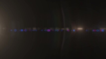 Wall Mural - loop abstract glow white gold star optical lens flare shine light animation on black background abst
