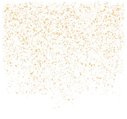 Canvas Print - glitter particles with transparency. bokeh background. shining stars png isolated