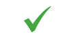 © Khadim - Green check mark icon for success and approval isolated PNG with Transparent Background
