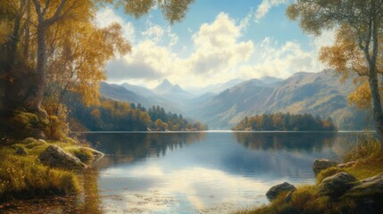 Wall Mural - nature, sunny day
