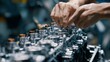 © Fahrun - Hands repairing engine parts