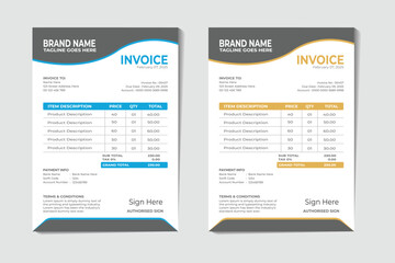 Professional Business Invoice Template Design