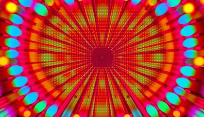 Wall Mural - Abstract halftone dot pattern forming radiating rays, creating a dynamic background,  rays,  sunburst
