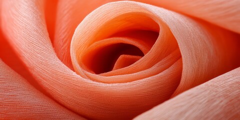 Wall Mural - close up of a pink fabric with a very soft texture. the fabric is very smooth and has a very delicat