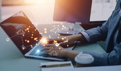 Digital transformation technology strategy, transformation of ideas and the adoption of technology in business in the digital age, enhancing global business capabilities. Ai