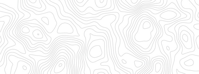 Wall Mural - Modern Seamless Terrain Design Featuring Ocean Depths and Mountain Elevation Lines in an Abstract Geometric Mapping Style
