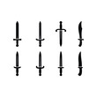 © Another - Medieval Swords Silhouette Set