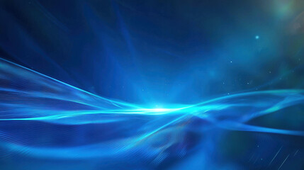 Wall Mural - Blue gradient background with gentle motion blur and a dreamy, surreal atmosphere. 