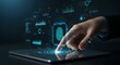 © Adeva - Biometric Authentication Security on Tablet with Fingerprint Scan