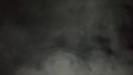 Wall Mural - smoke on black background