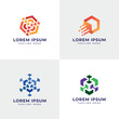 © sowikot - Technology hexagonal shape logo design creative unique concept for tech business it firm startup company