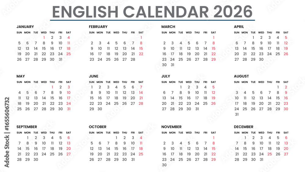 modern-2026-year-english-vector-calendar-in-monthly-layout-english