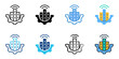 © anilofex - Smart City Solution icon set multiple style collection
