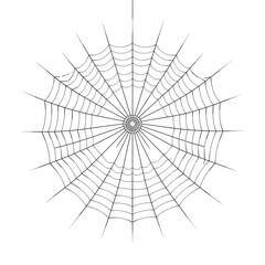 broken glass spider web