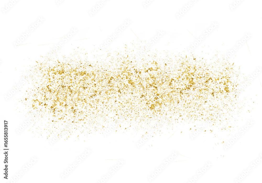 PNG bright gold particles and yellow dust glow on festive background, as each sparkle ignites a dust trail and shimmer reflects the light of golden dust PNG.