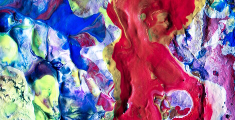 Wall Mural - marbled marvels: a visual delight of texture and color in liquid art