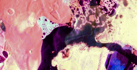 Wall Mural - marbled marvels: a visual delight of texture and color in liquid art