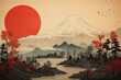 © Rawpixel.com - Traditional japanese mountain fuji outdoors painting nature.