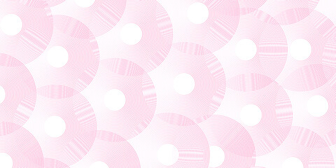 Wall Mural - seamless geometric spiral pattern and abstract circle wave lines overlapping pattern isolated. desig