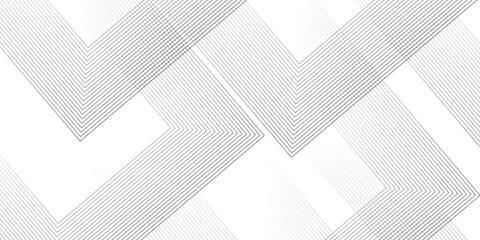 Wall Mural - abstract grey lines on white background with luxury shapes architecture plan. modern pattern elegant