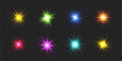 Wall Mural - sunlight glow bright abstract design wallpaper with shiny flare solar energy starburst radiant beam 