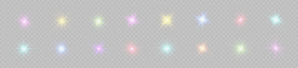 Wall Mural - abstract glowing starburst flare with sunbeam sunlight shiny illustration solar wallpaper vector des
