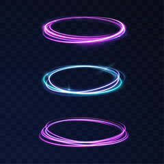 Wall Mural - motion swirl light abstract lines speed rotation shimmer purple glistering shiny flash neon trail gl